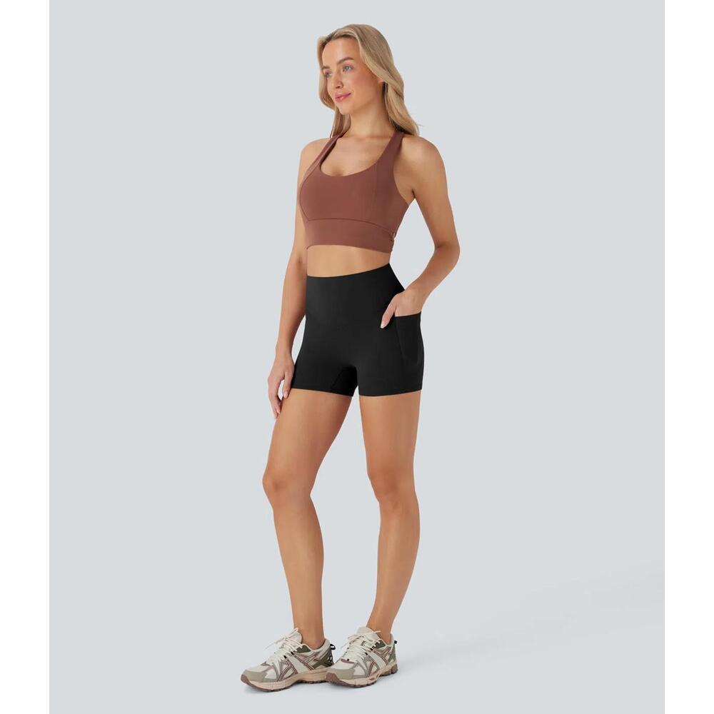 NWT Halara UltraSculpt High Waisted Scrunch Butt Tummy Control Shorts Size Small - Picture 10 of 10